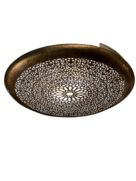 Contemporary Moroccan Ceiling Mount Light Fixture