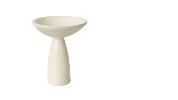 Contemporary American Ceramicist Sandi Fellman Raised Footed Bowl