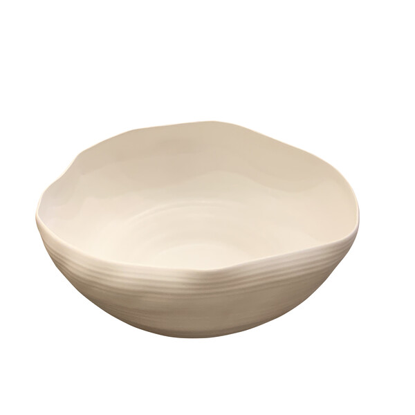 Contemporary Italian Large Organic Shape Fine Ceramic Bowl