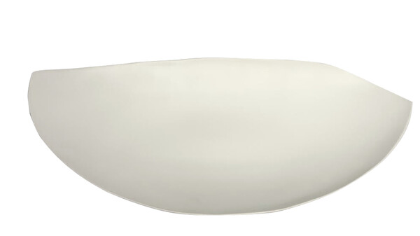 Contemporary Italian XL Curved Fine Ceramic Bowl