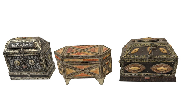 19thc Moroccan Box Collection