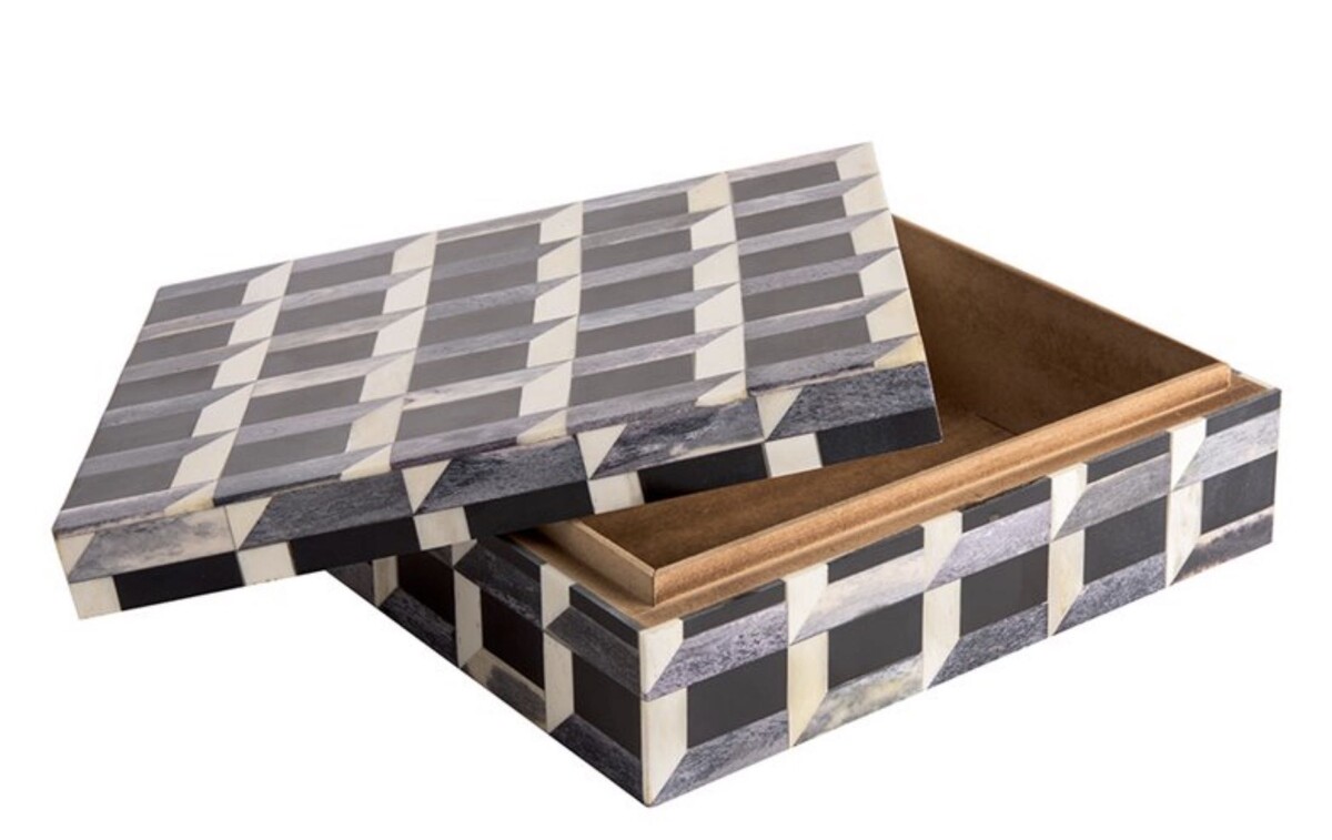 Balsamo Antiques | Contemporary Indonesia Checkerboard Pattern Box