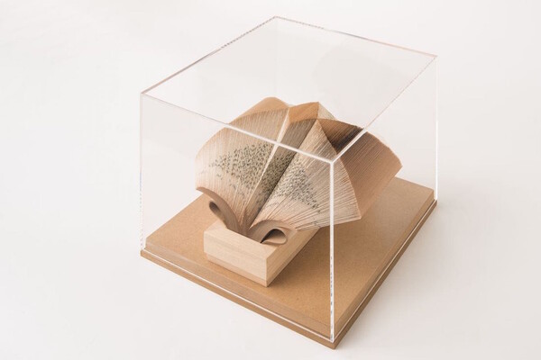 Contemporary Italian Folded Book Sculpture