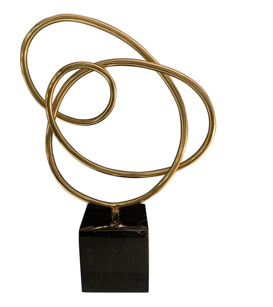 Contemporary Indian Brass Free Form Sculpture