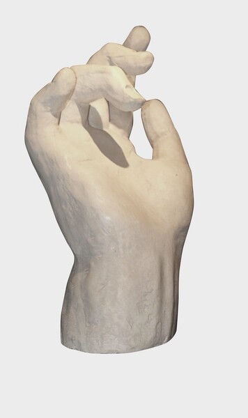 Contemporary Large Plaster Hand
