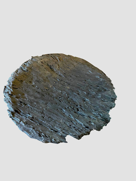 Contemporary Indonesia Large Charred Wood Plate