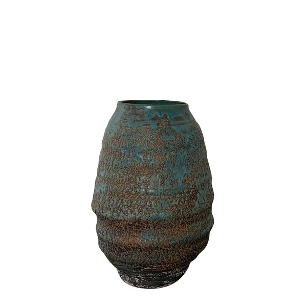 Contemporary American Ceramic Artist Peter Speliopoulos Stoneware Vase