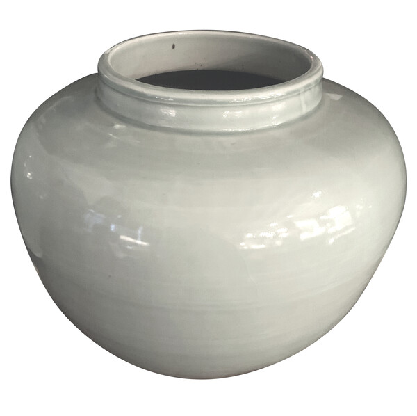 Contemporary Chinese Celadon Glazed Vase