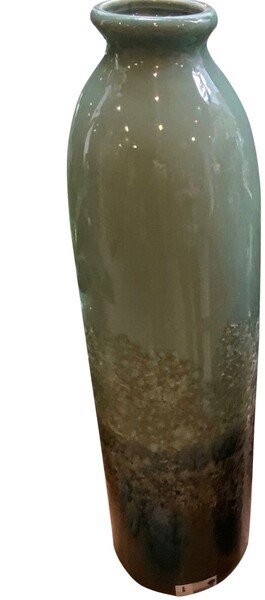 Contemporary Chinese  Column Shaped Vase