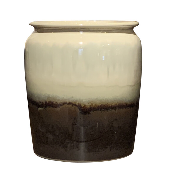 Contemporary Chinese Drip Glaze Pot