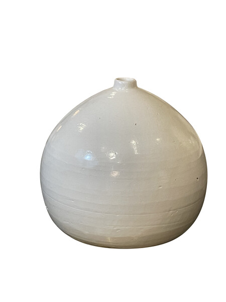 Contemporary Chinese Large Cream Vase