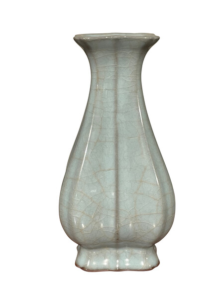 Contemporary Chinese Pale Turquoise Vase