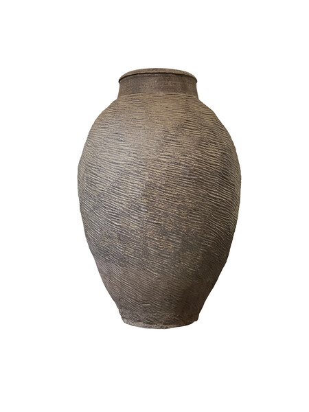 1940's Chinese Rib Textured Vase
