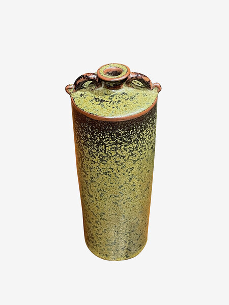 Contemporary Chinese Speckled Glaze Classic Shape Vase