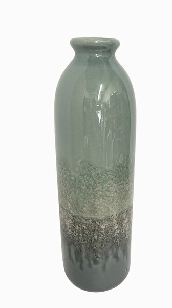 Contemporary Chinese Tall Column Shaped Vase