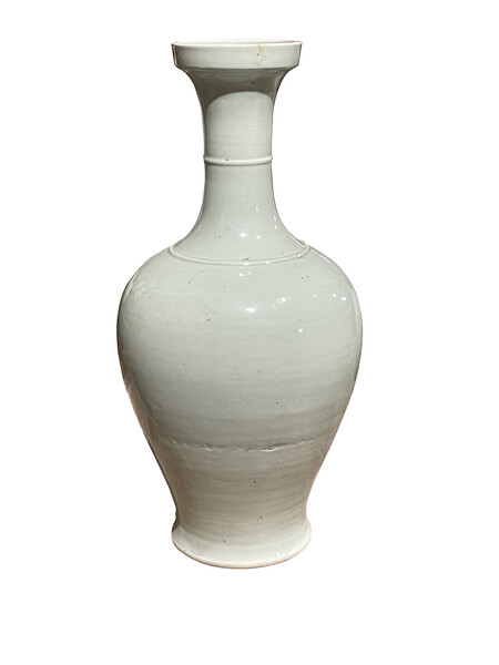 Contemporary Chinese Very Pale Blue Vase