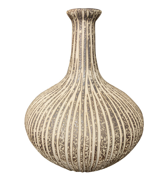 Contemporary Danish Design Vertical Stripe Vase