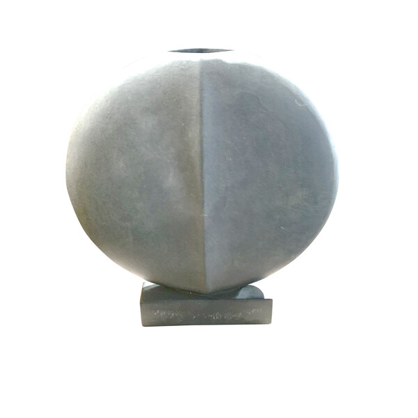 Contemporary Danish Matte Grey Vase
