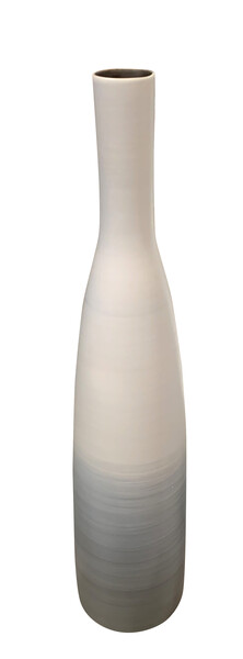 Contemporary Italian Tall Thin  Ombre Glazed Vase