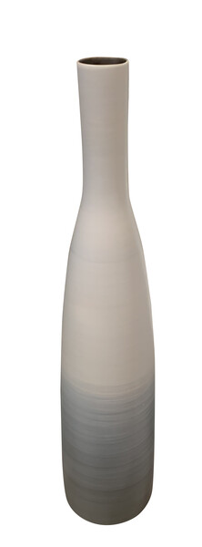 Contemporary Italian Extra Tall Thin Ombre Glazed Vase
