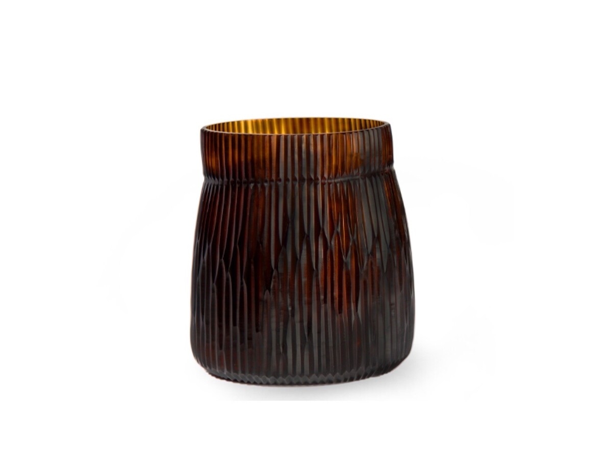 Balsamo Antiques | Contemporary Romanian Tortoise Color Vertical Rib ...