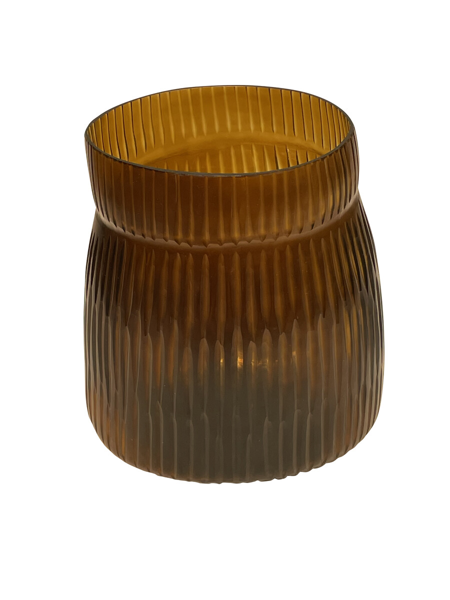 Balsamo Antiques | Contemporary Romanian Tortoise Color Vertical Rib ...