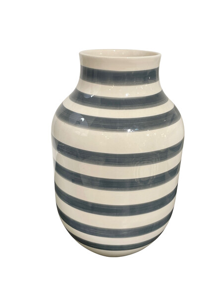 Mid Century Danish Horizontal Striped Vase