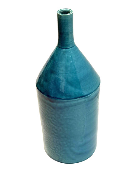 Mid Century French Funnel Neck Vase