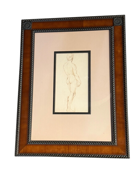 Contemporary American Pencil Sketch Print