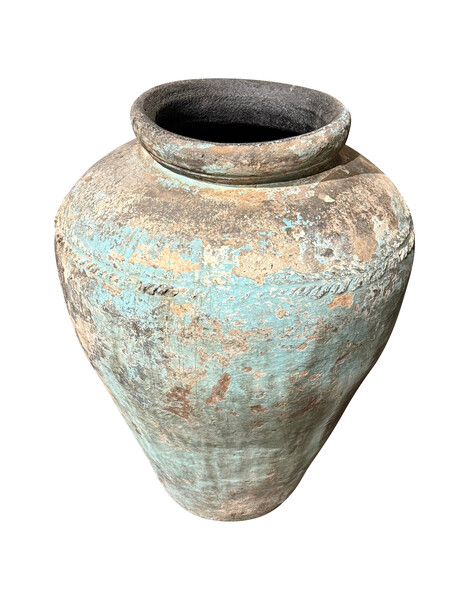 19thc Indian XL Water Vessel