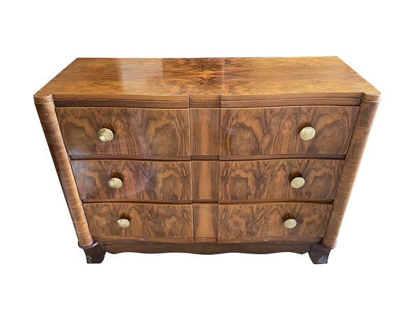 Mid Century French Three Drawer Commode