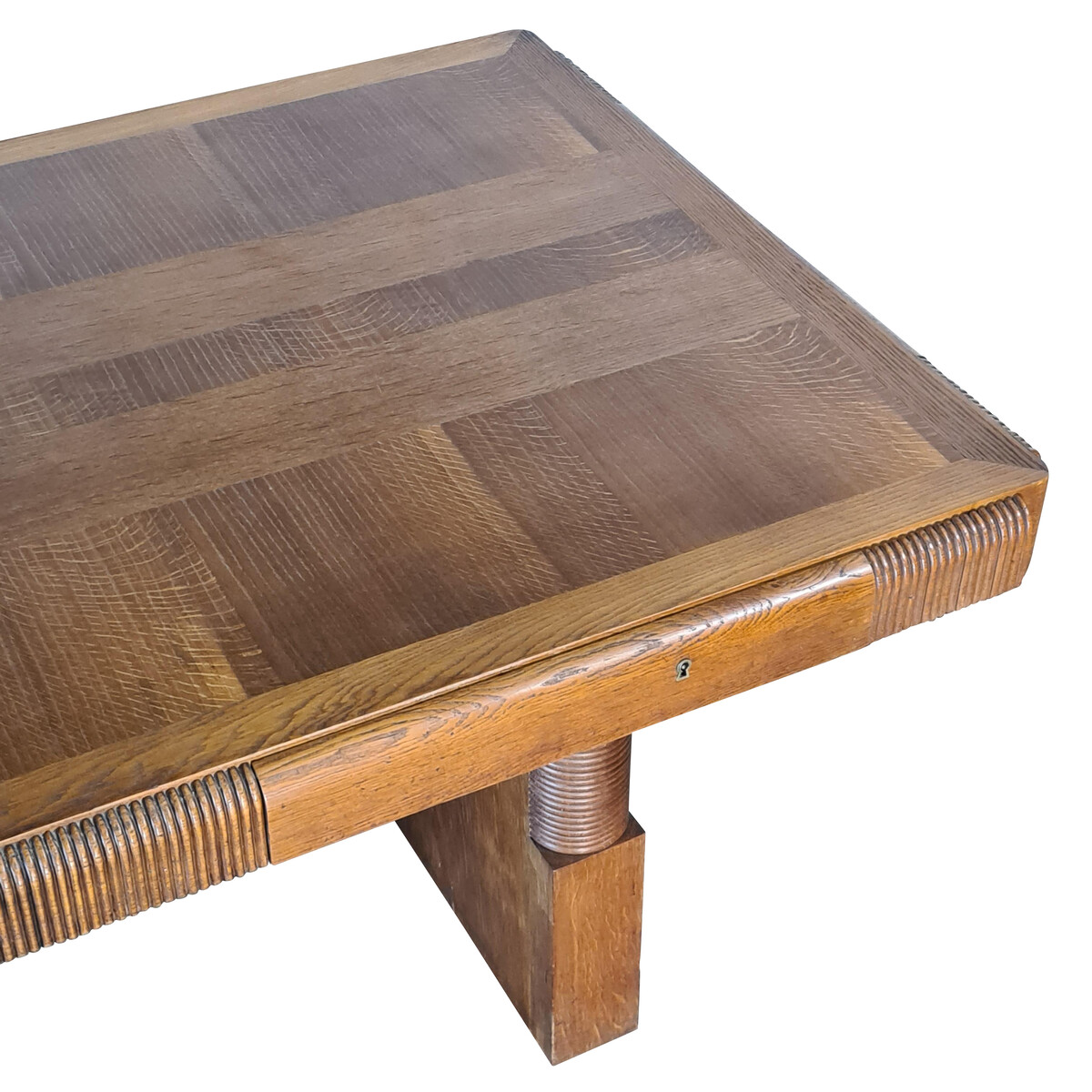 Balsamo Antiques | 1930's French Charles Dudouyt Console Table/Desk
