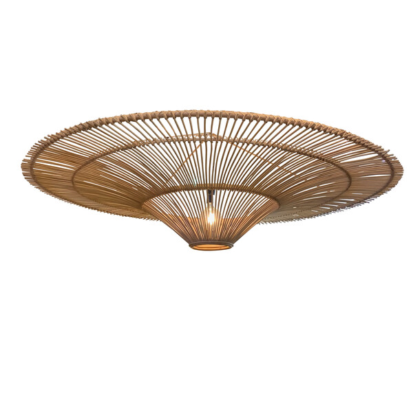 Contemporary Indonesian Large Bamboo Chandelier
