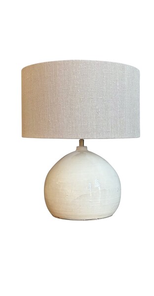 Contemporary China Cream Small Spout Single Lamp