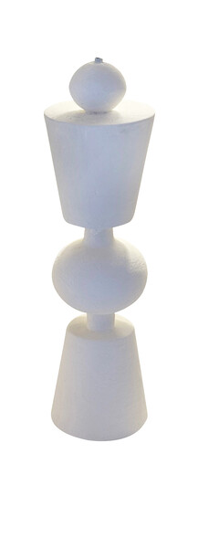 Contemporary French Pair Plaster Lamps