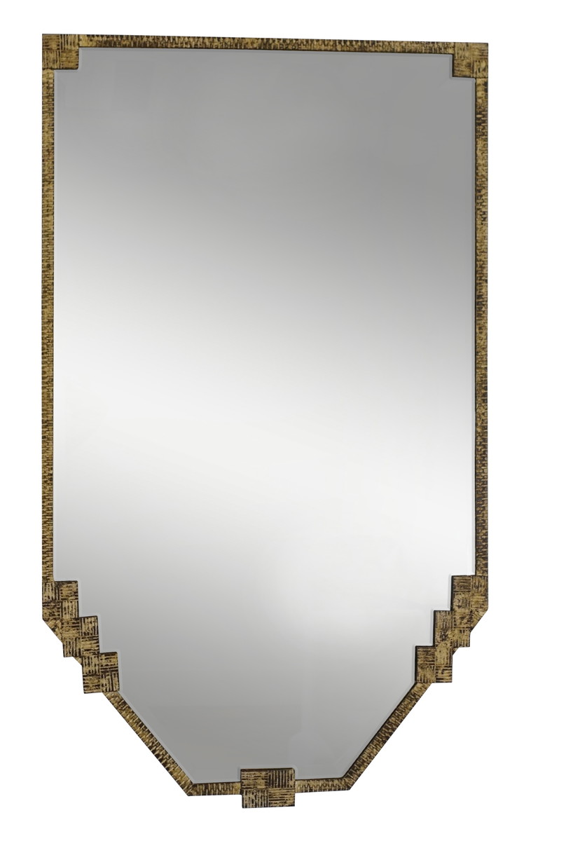 Balsamo Antiques 1930 S French Gold Gilt Metal Frame Mirror