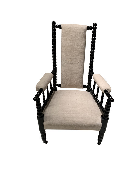 19thc English Bobbin Chair