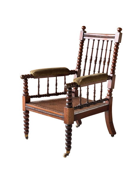 19thc English Single Bobbin Chair