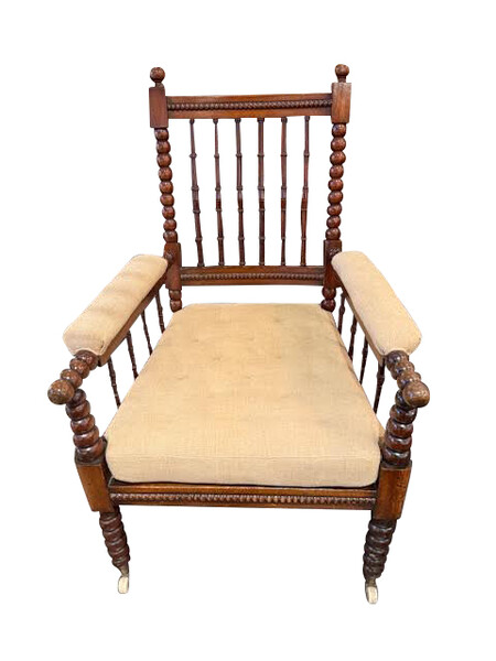 19thc English Single Bobbin Chair