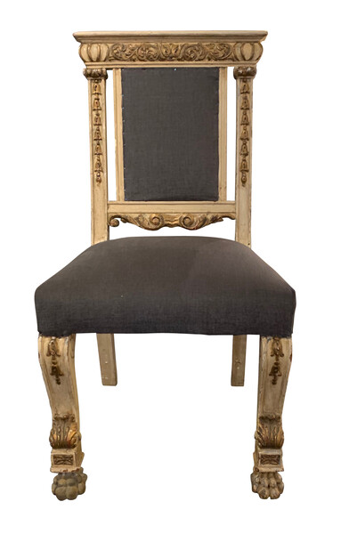 19thc Italian Carved Side Chair