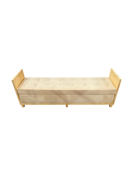 Mid Century Italian Parchment Bench