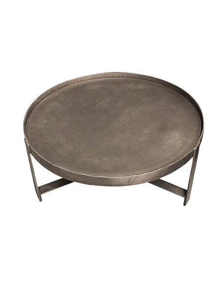 Contemporary Indian Round Brass Coffee Table