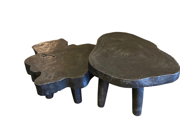 Contemporary Indonesian Two Tier Coffee Table