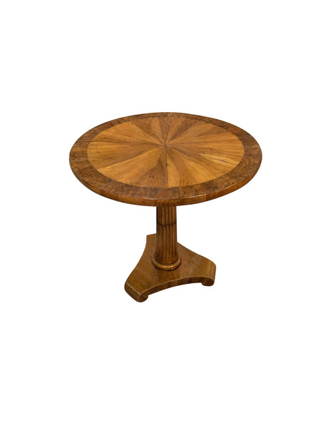 19thc Italian Single Pedestal Side Table