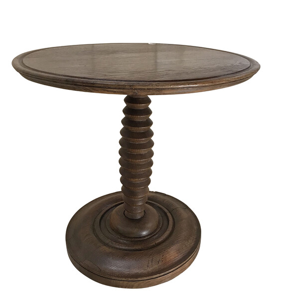 Mid Century French Tiered Column Side Table