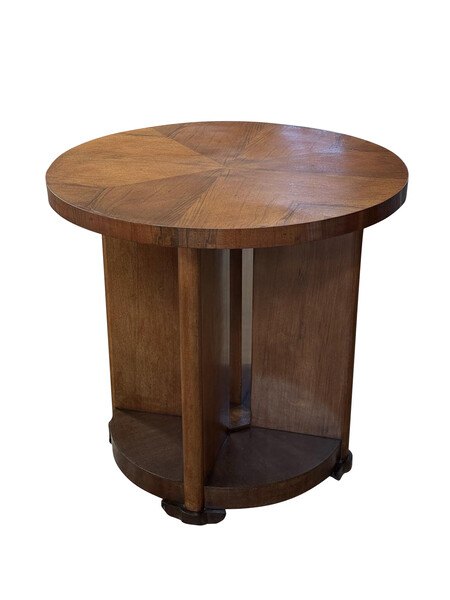 1940's Italian Four Paddle Leg Side Table